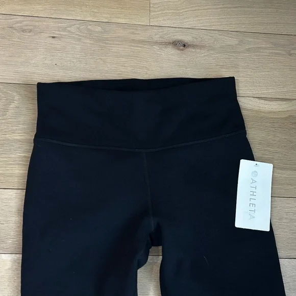 NWT ATHLETA ALTITUDE BLACK POLARTEC POWER STRETCH PANTS SMALL S NEW - Picture 4 of 7